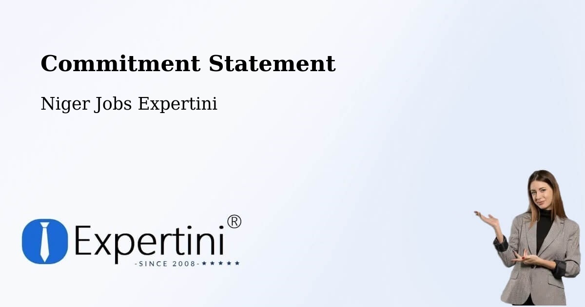 Corporate Commitment – Département De Gouré - Niger Jobs Expertini